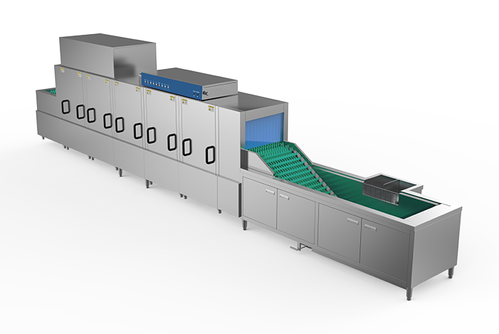 Bubbling Long-Type Dishwasher